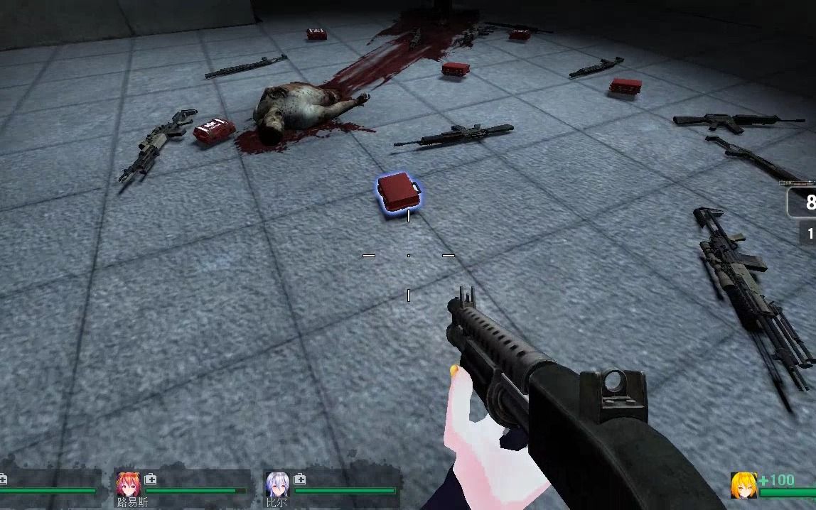 求生之路1模组 女巫猎人 好结局 高级难度 单人解彩蛋通关 (witch