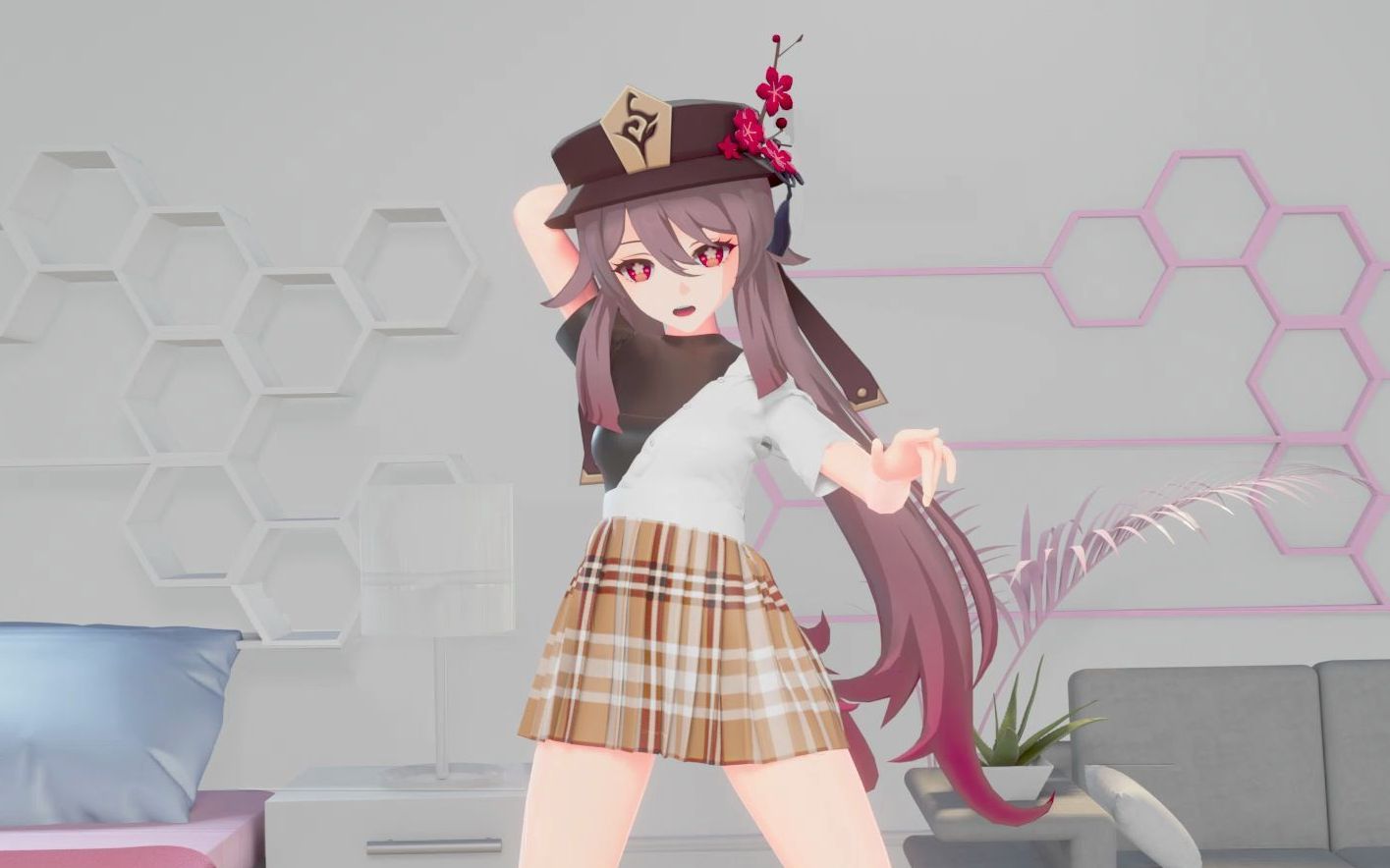 【布料解算】【原神mmd】白丝胡桃