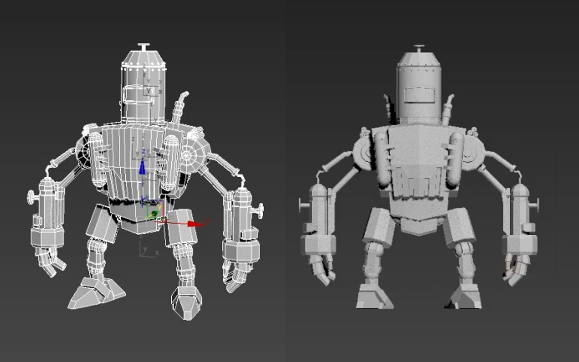 【3d建模】3dmax机器人模型制作,零基础3d建模教学哔哩哔哩bilibili