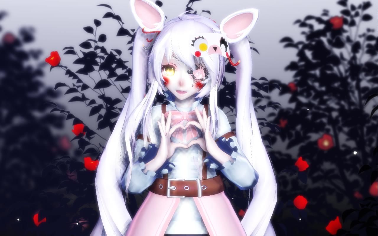 【mmd x fnaf】mangle 72 circles//恐惧缠身时无人倾听我的话语