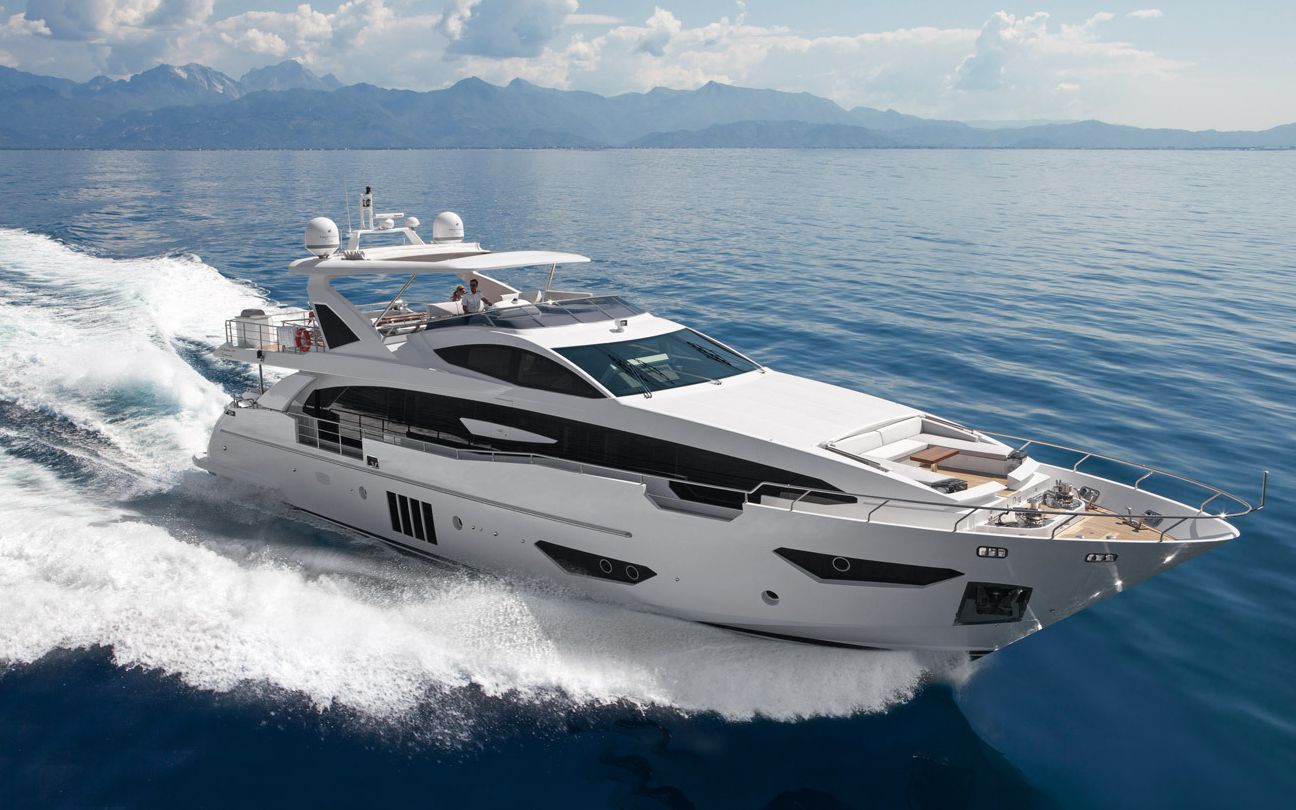 2019 阿兹慕grande 30豪华游艇甲板,内舱详细展示