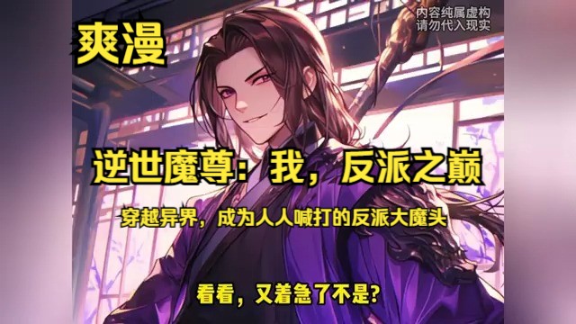 [图]《逆世魔尊：我，反派之巅》 - 第1175集 跨越时空界限，他化身为万民唾弃的终极反派，既然已是黑暗中的霸主，那就将邪道进行到极致。在这异域，凡登仙子圣姑美貌榜