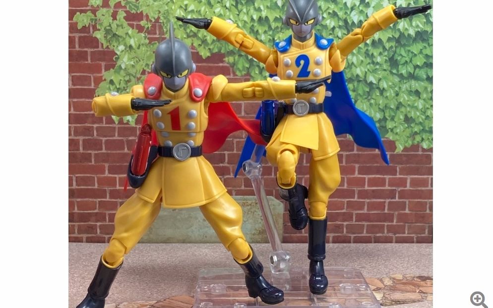 shf 龙珠超 人造人 伽马1号和2号 实物图