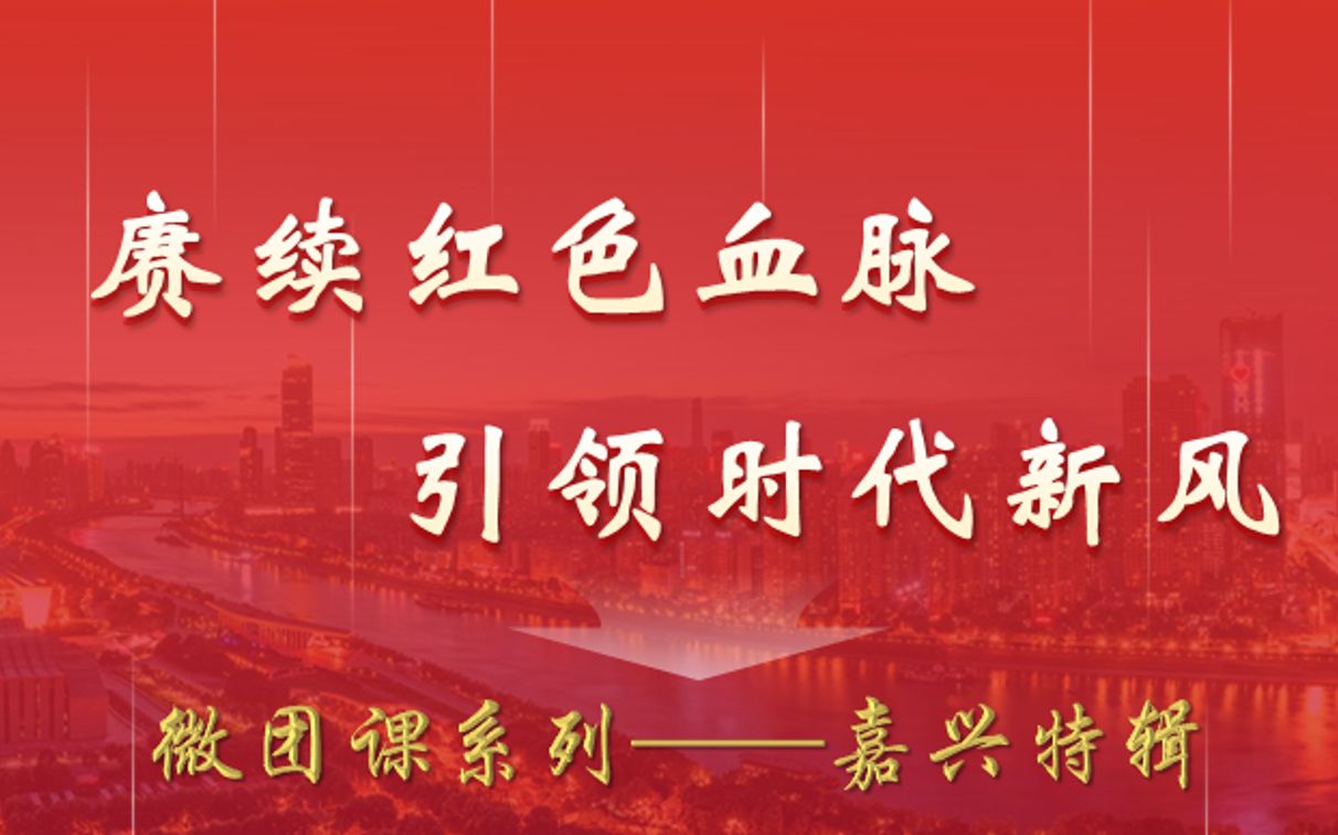 [图]“赓续红色血脉 引领时代新风”实践队 ｜ 微团课系列丨嘉兴特辑