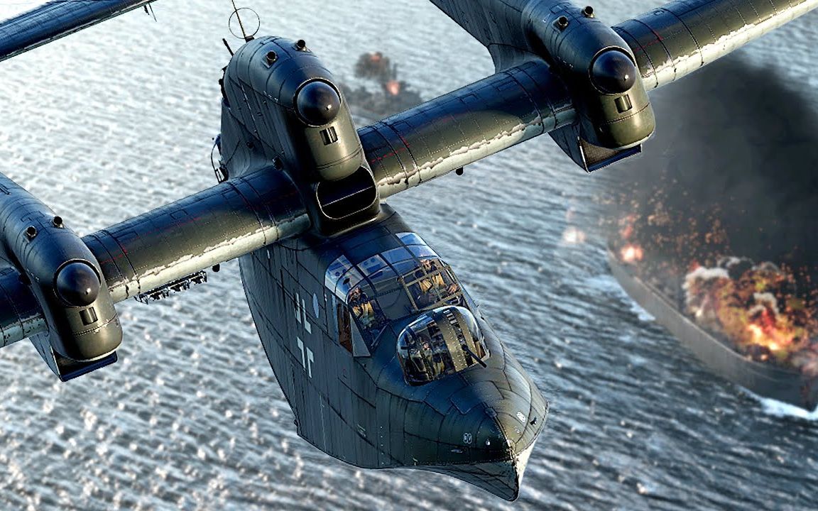 【战争雷霆】【sn4qr】【1分动画 】 bv138船团攻击