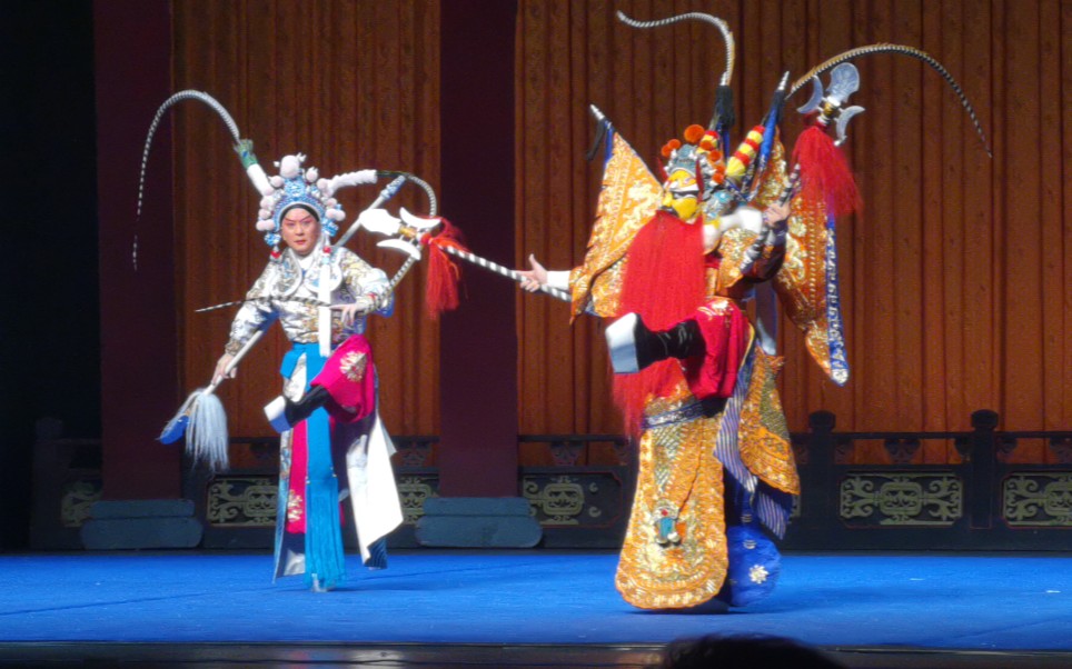 14沈阳京剧院《战濮阳》,武生与武花脸对打