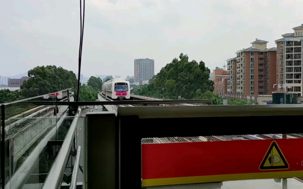 【广州地铁】4号线l5型04x073-04x074进黄阁汽车城站4k60fps_哔哩哔哩