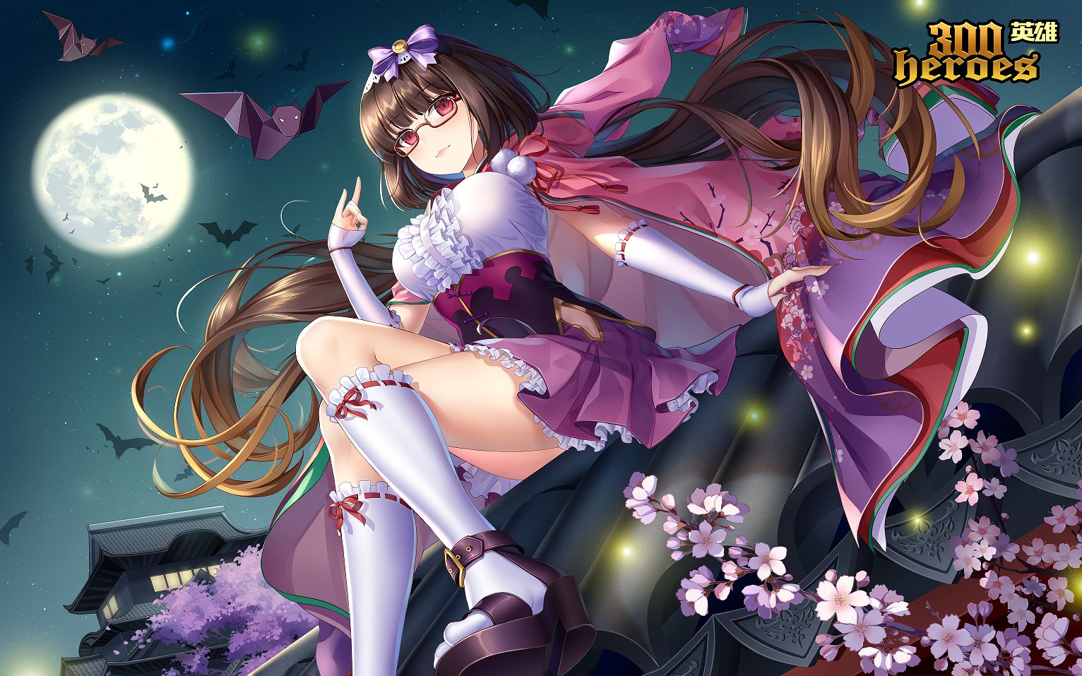 【300英雄】刑部姬皮肤游戏内展示