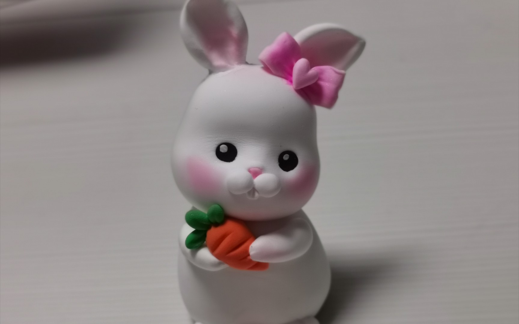 【超轻粘土】可爱的小兔兔一只