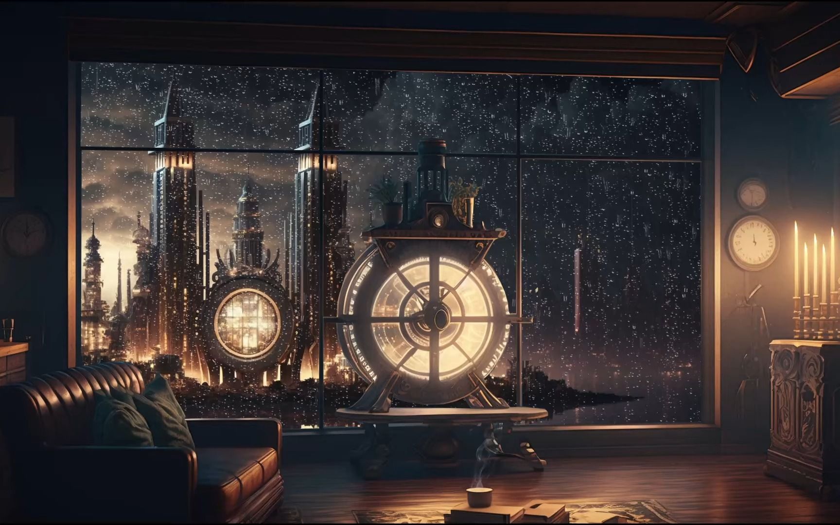 【asmr未来科技感氛围】| 蒸汽朋克房间