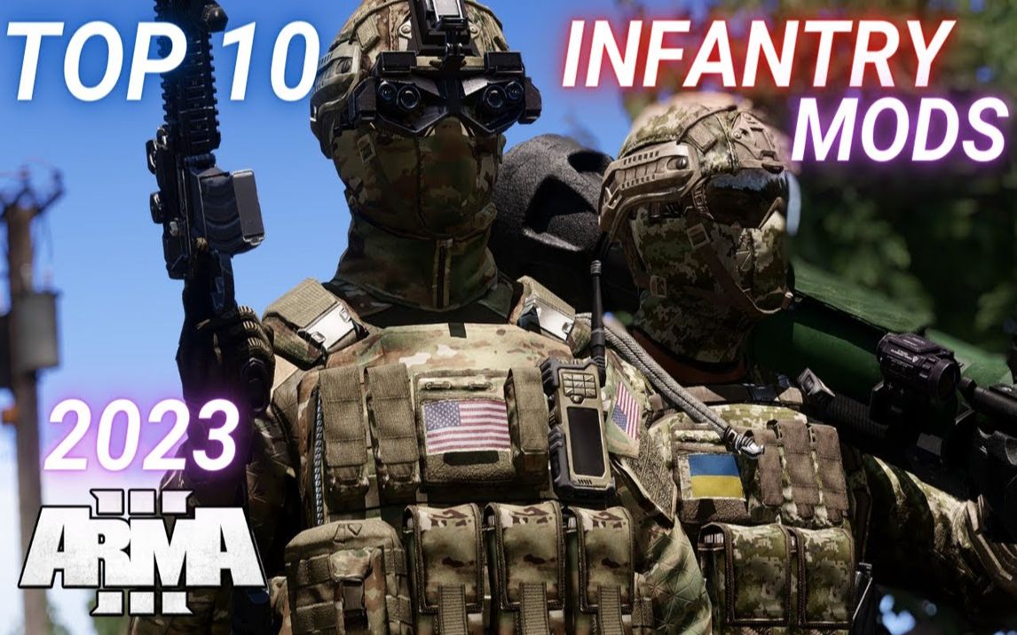 [图]Arma 3 Mods - 前十步兵模组(2023.1)