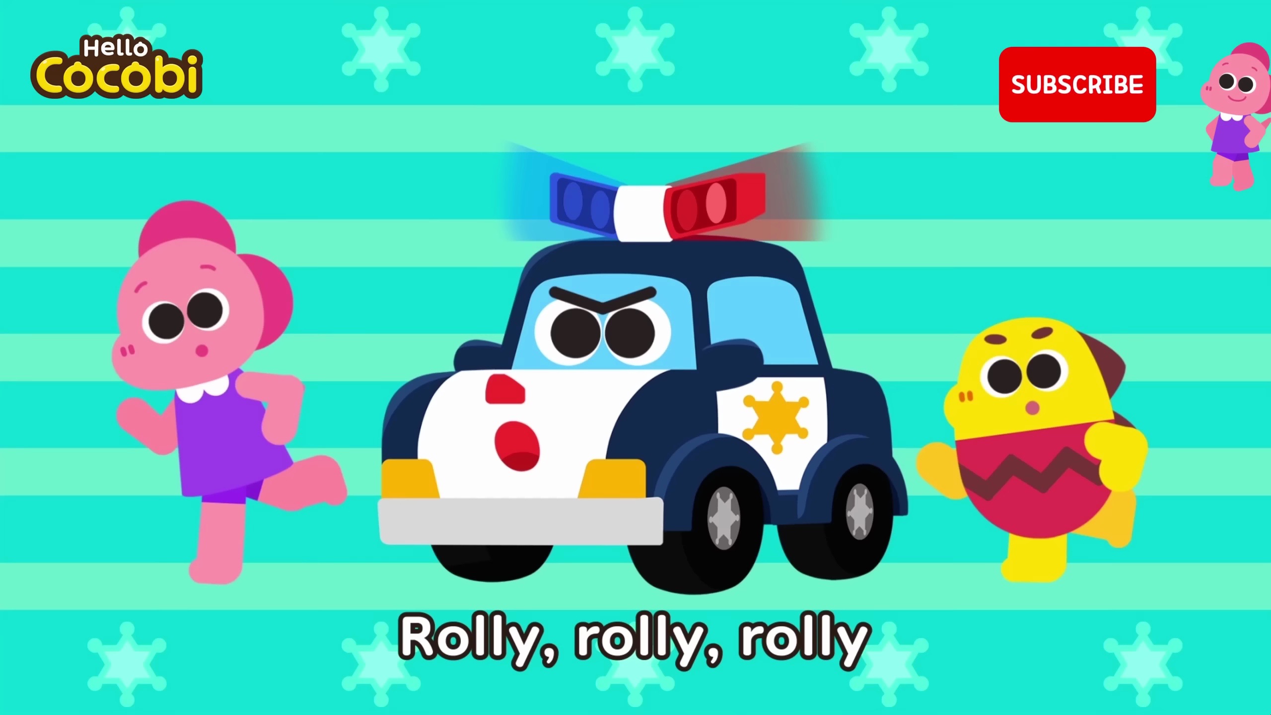 [图]警车轰轰儿童早教英文歌英语启蒙汽车动画Police Car Song ¦ Vroom-Vroom! Car Songs for Kids ¦ Nursery R