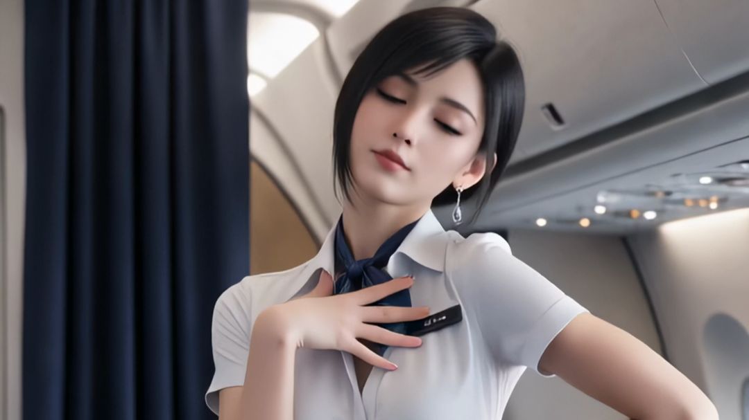 这空姐也太漂亮了吧