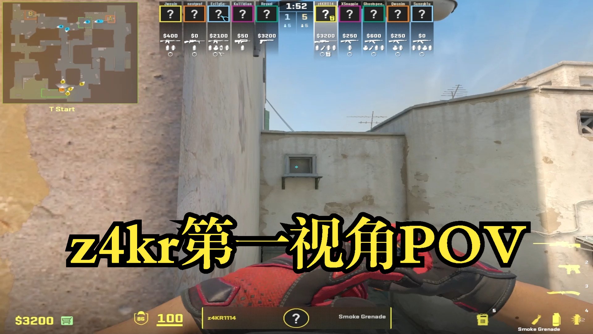 [图][z4kr]英语大课堂2.83K/D faceit对局（17-5）炙热沙城第一视角pov  9月21日