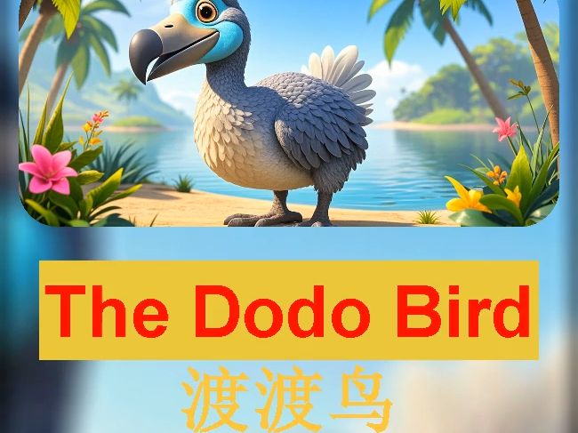 英语绘本跟读||渡渡鸟The Dodo Bird哔哩哔哩bilibili