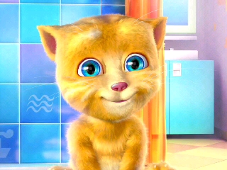 会说话的金杰猫 刷牙