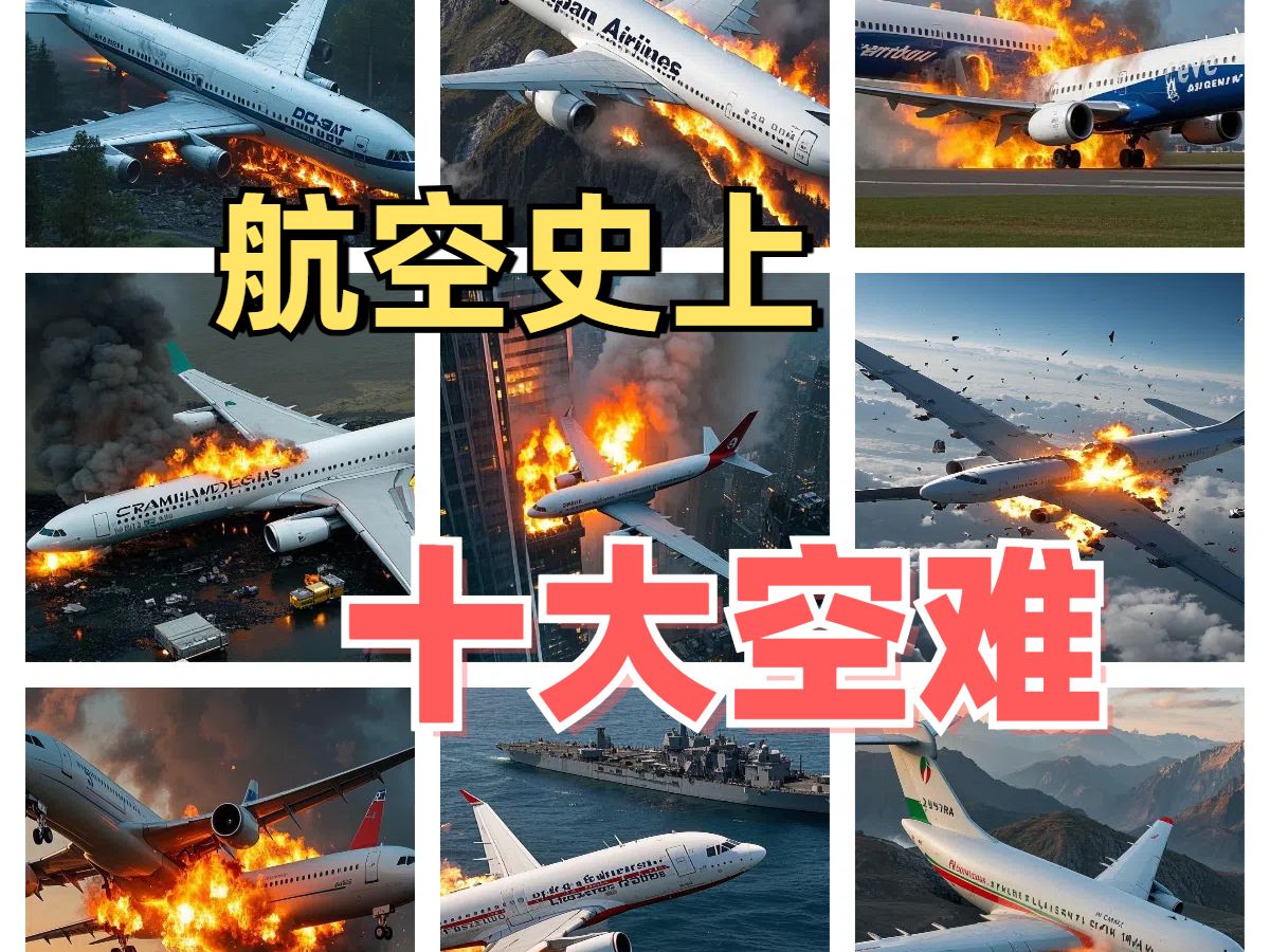 人类航空史上十大空难哔哩哔哩bilibili