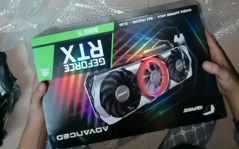 七彩虹adoc 3060ti g6x 到货开箱视频①