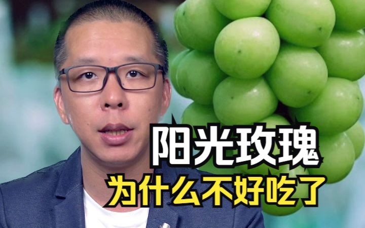 阳光玫瑰:为何越来越便宜越来越不好吃了?哔哩哔哩bilibili