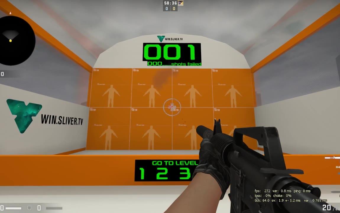 【csgo】爆头哥scream的爆头训练!headshot aim training 2017