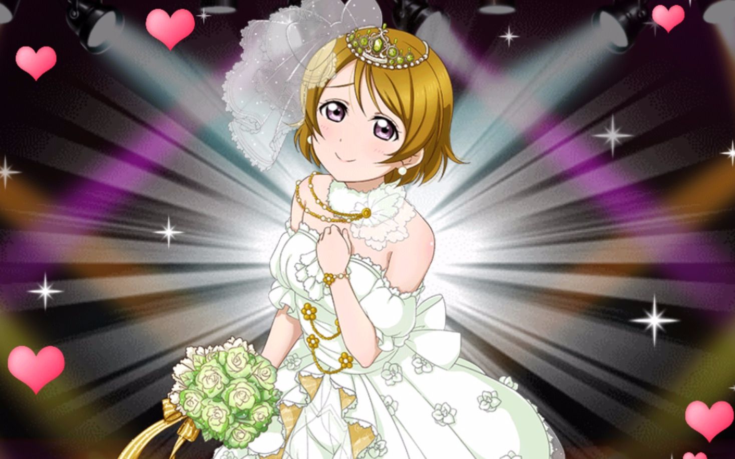 lovelive国服剧情小泉花阳婚纱花不行了花花真的好可爱啊qwq
