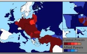 [图]【历史地图】第一次世界大战每日战线变化 & World War I- Every Day