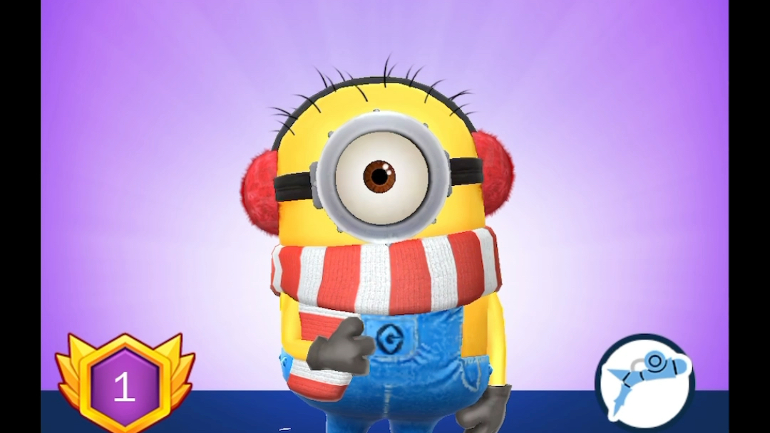 活动作品打冷颤超可爱的稀有冬装卡尔小黄人快跑角色记录