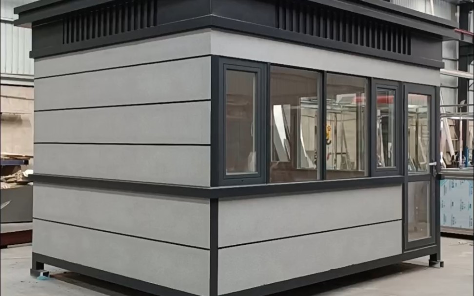 真石漆岗亭 #高端岗亭 #定制岗亭 #保温岗亭 #岗亭生产厂家