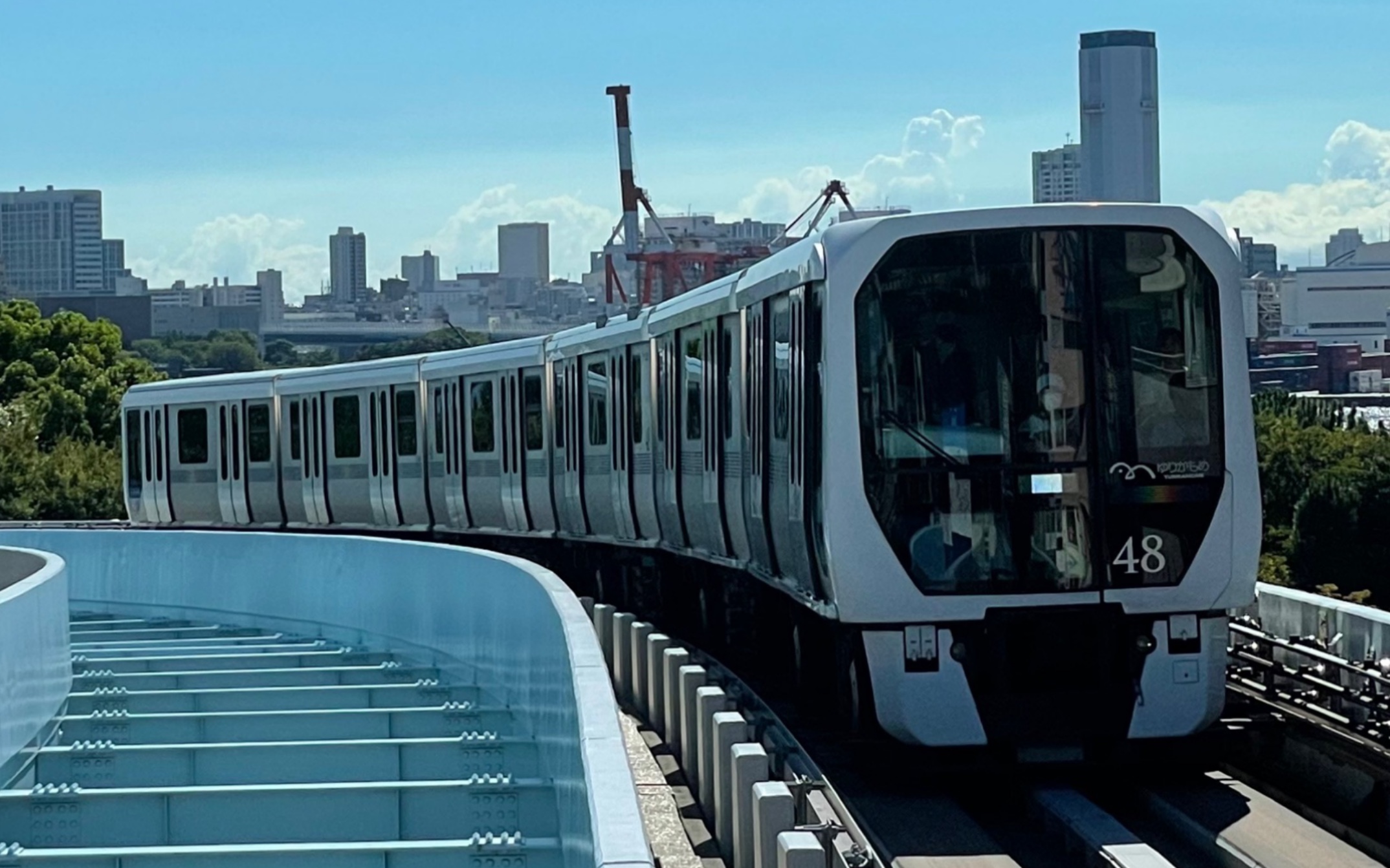 日文字幕【日本铁路】东京临海新交通ゆりかもめ 丰洲-新桥 pov