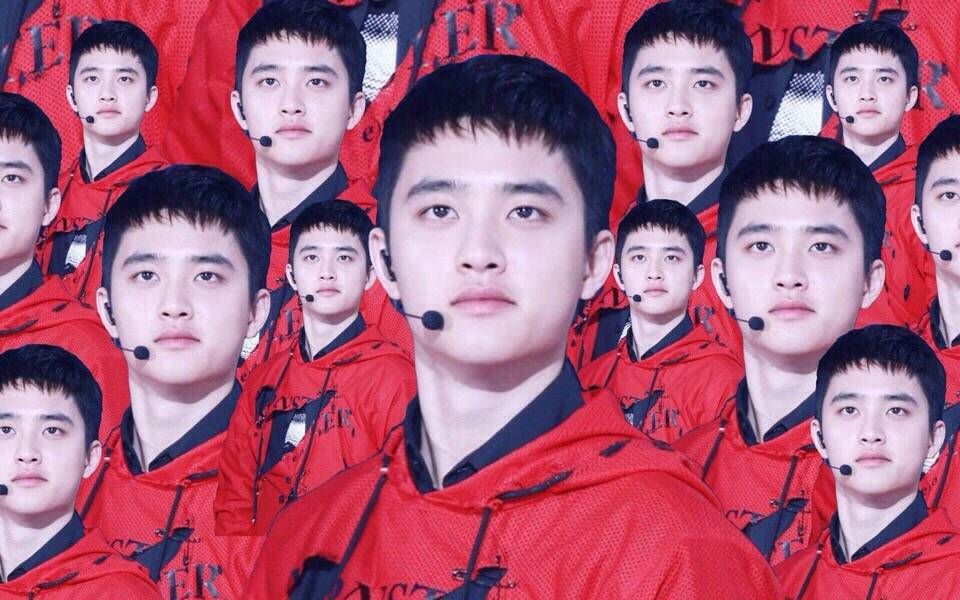 exo#魔性的lucky one 开头的扭头舞两倍速【捂脸】#一周偶像标准盗浇