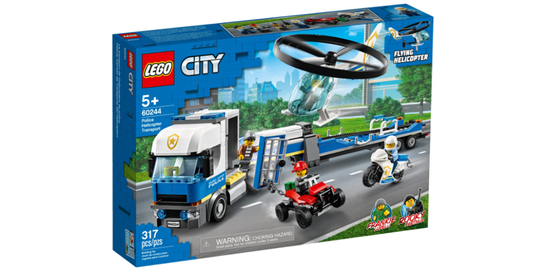 lego60244policehelicoptertransport乐高城市2020警察直升机运输广告