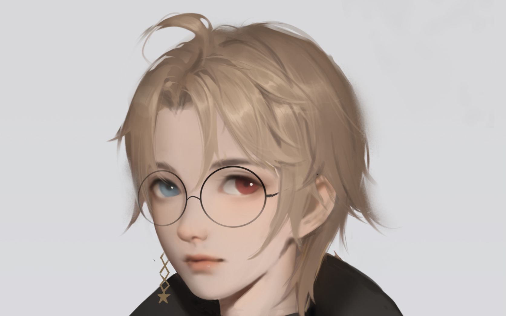 【厚涂绘画教程】少年体型的头像绘制_哔哩哔哩_bilibili