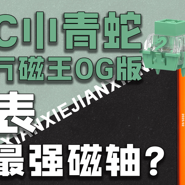 地表最强磁轴？TTC小青蛇万磁王OG版，17.5一颗，首发哪款键盘？_