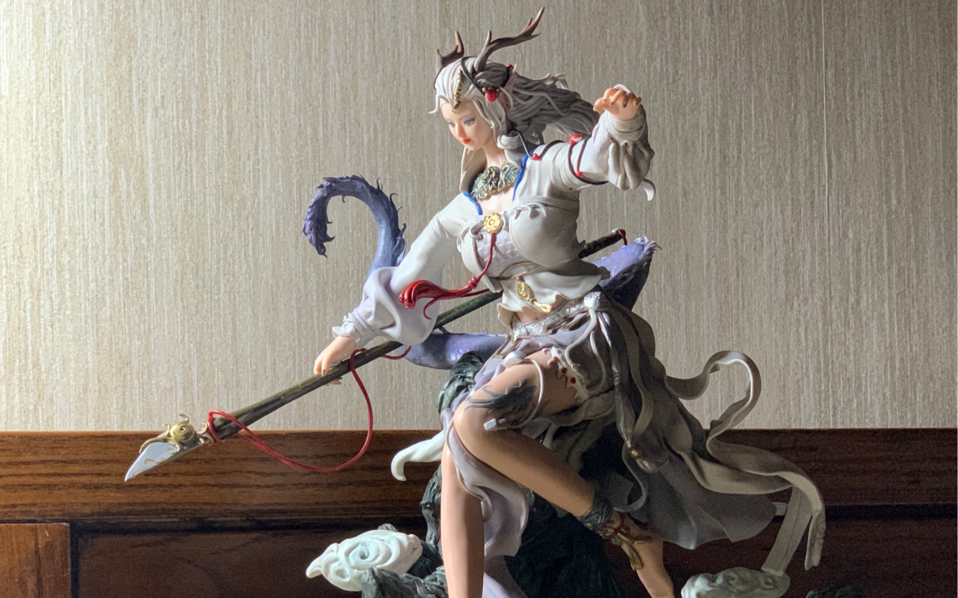 自制龙女软陶手办,做了两个月