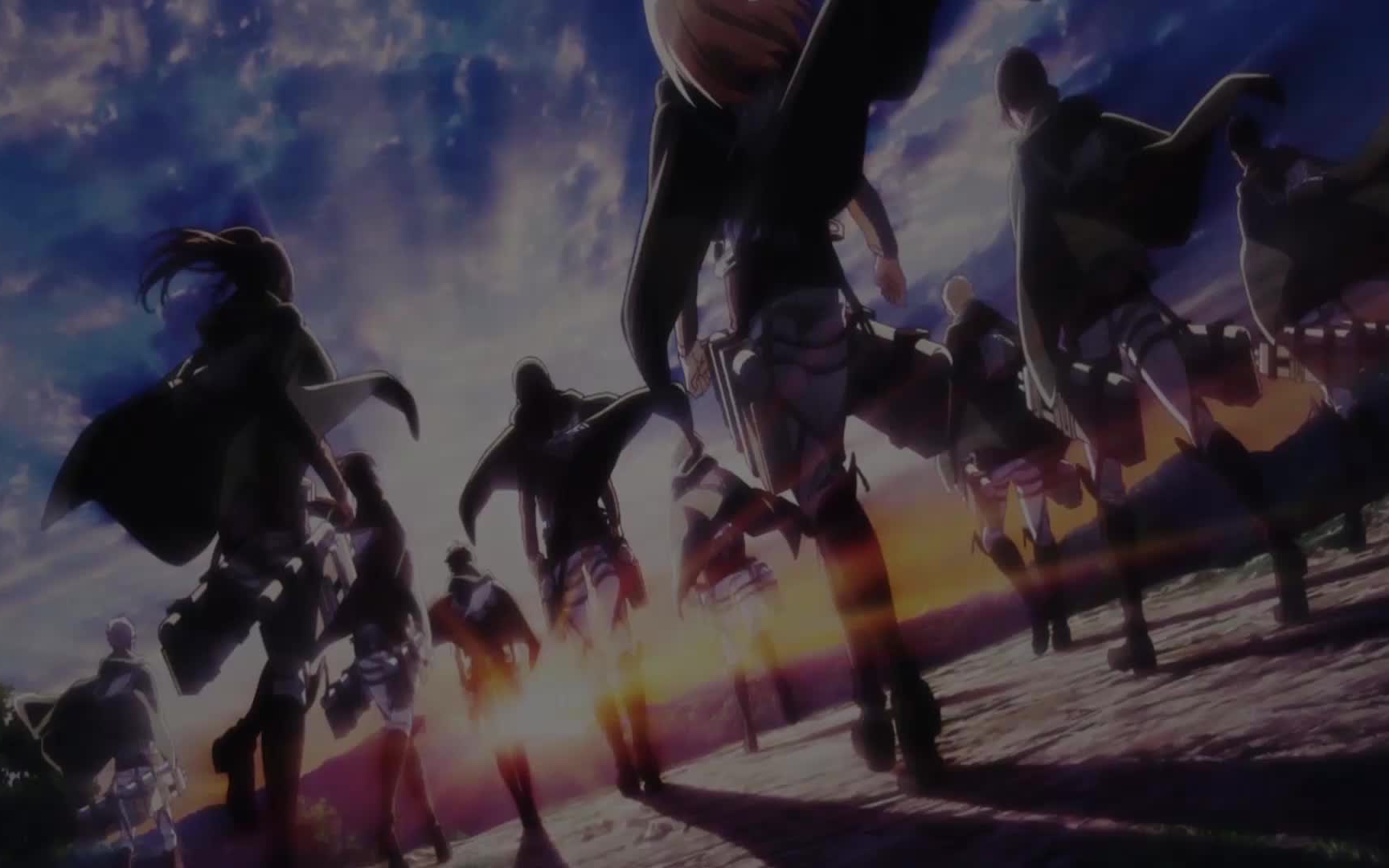 进击的巨人全程超燃高能预警视觉盛宴混剪踩点战斗啊为了这一点我可以