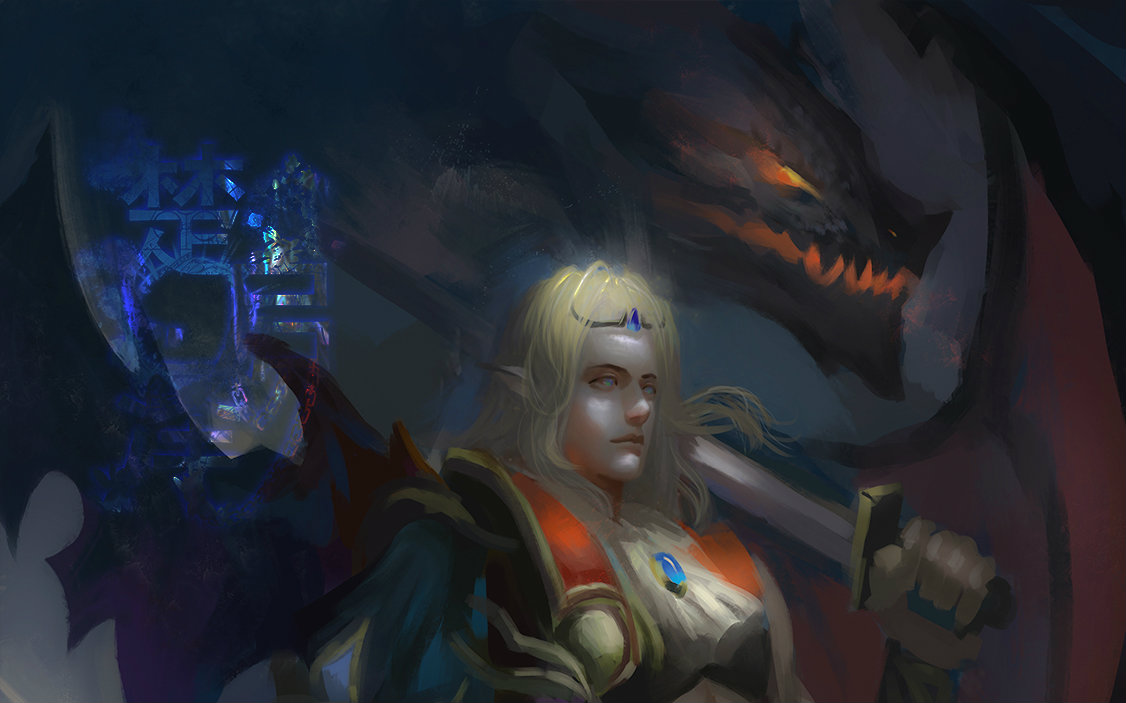 楚启泽教你画原画随手摸一个龙精灵王