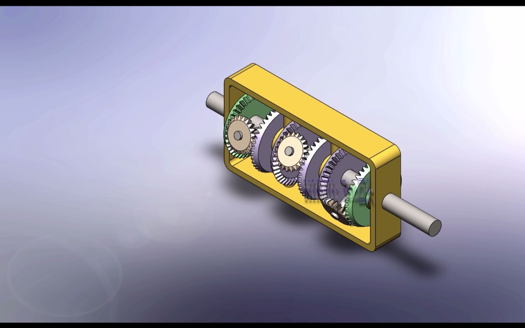 多级齿轮减速器