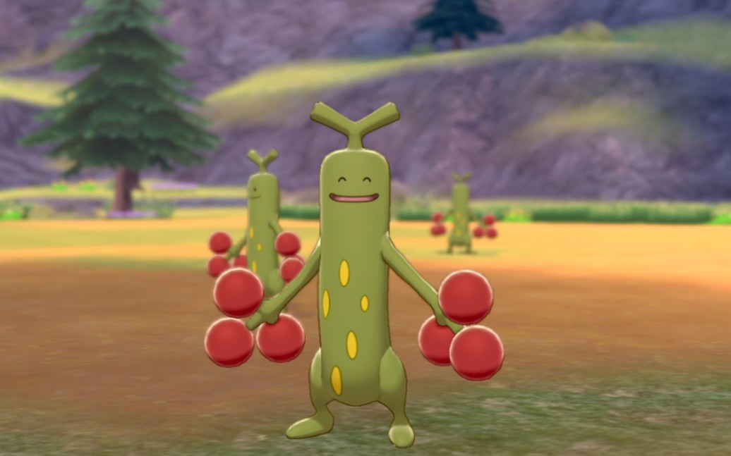 精灵宝可梦剑盾 胡说树/小盆栽 露营日常