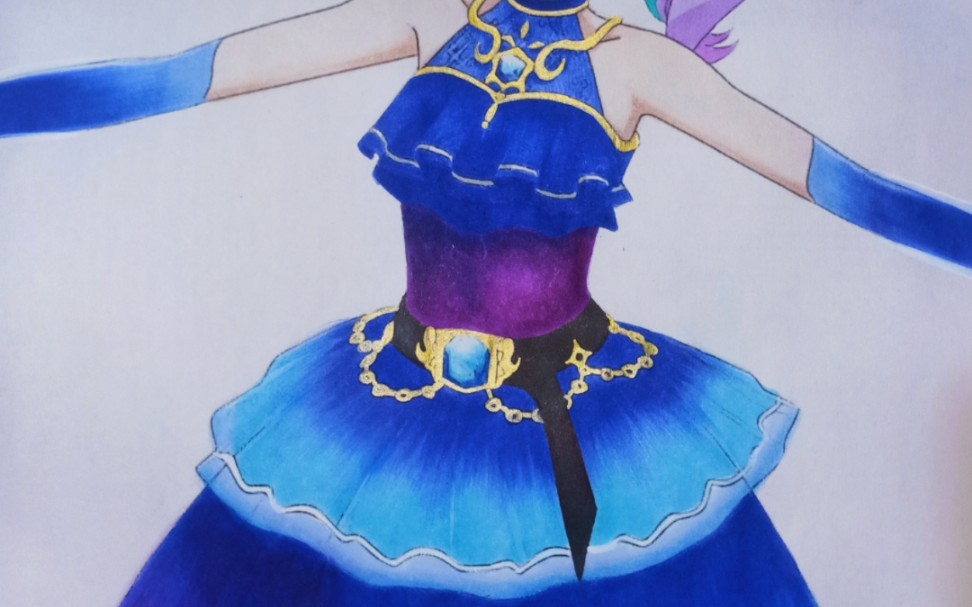 偶像活动琉璃《蓝宝石礼服》蓝色控狂喜!