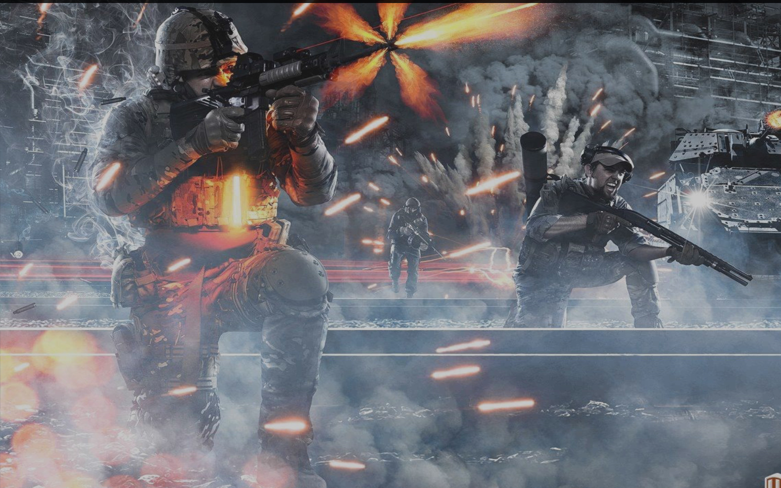 战地2:【bog】美军悍马车队突袭俄国小镇