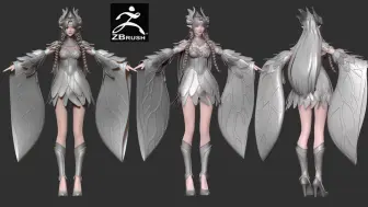 Download Video: 【zbrush游戏建模】前腾讯建模师手把手教你全流程制作 王者荣耀-貂蝉仲夏夜之梦