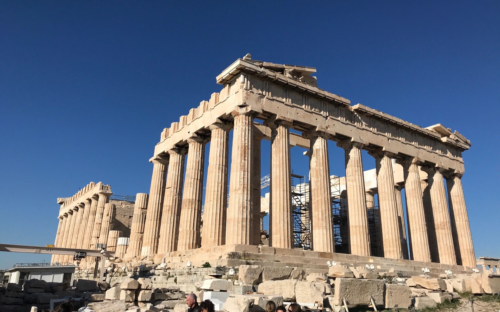 猫眼看天下:8月的希腊雅典卫城-帕台农神庙