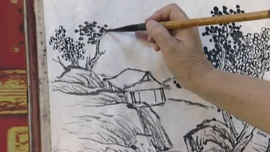 水墨画入门教程《跟徐湛老师学国画》720P（1-24集）_哔哩哔哩_