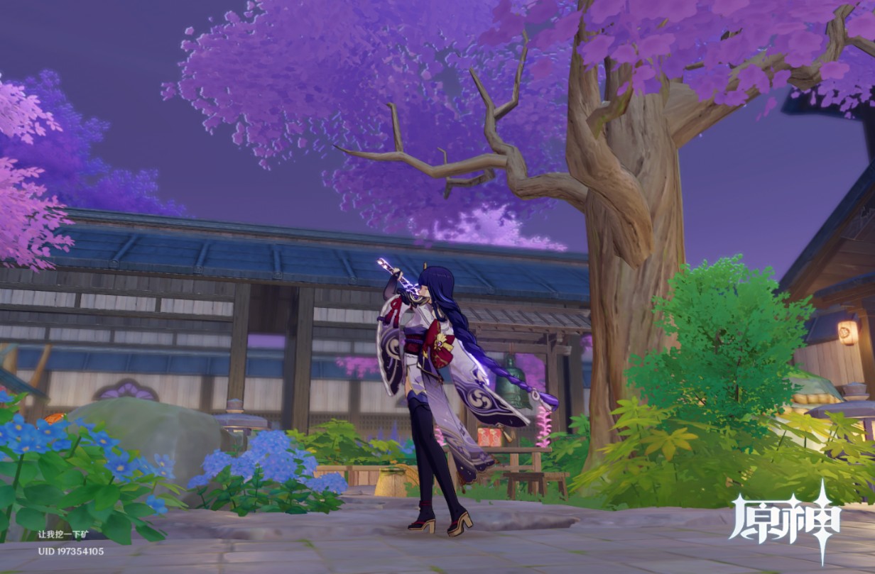 【原神○尘歌壶】绘绮庭樱咲岛,稻妻主宅,花月浮梦