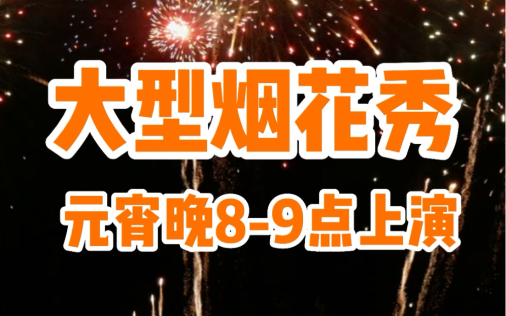 [图]2月5号晚上8-9点，南沙大型烟花秀，据说要放45分钟以上，千万别错过。#烟花秀 #广州楼市