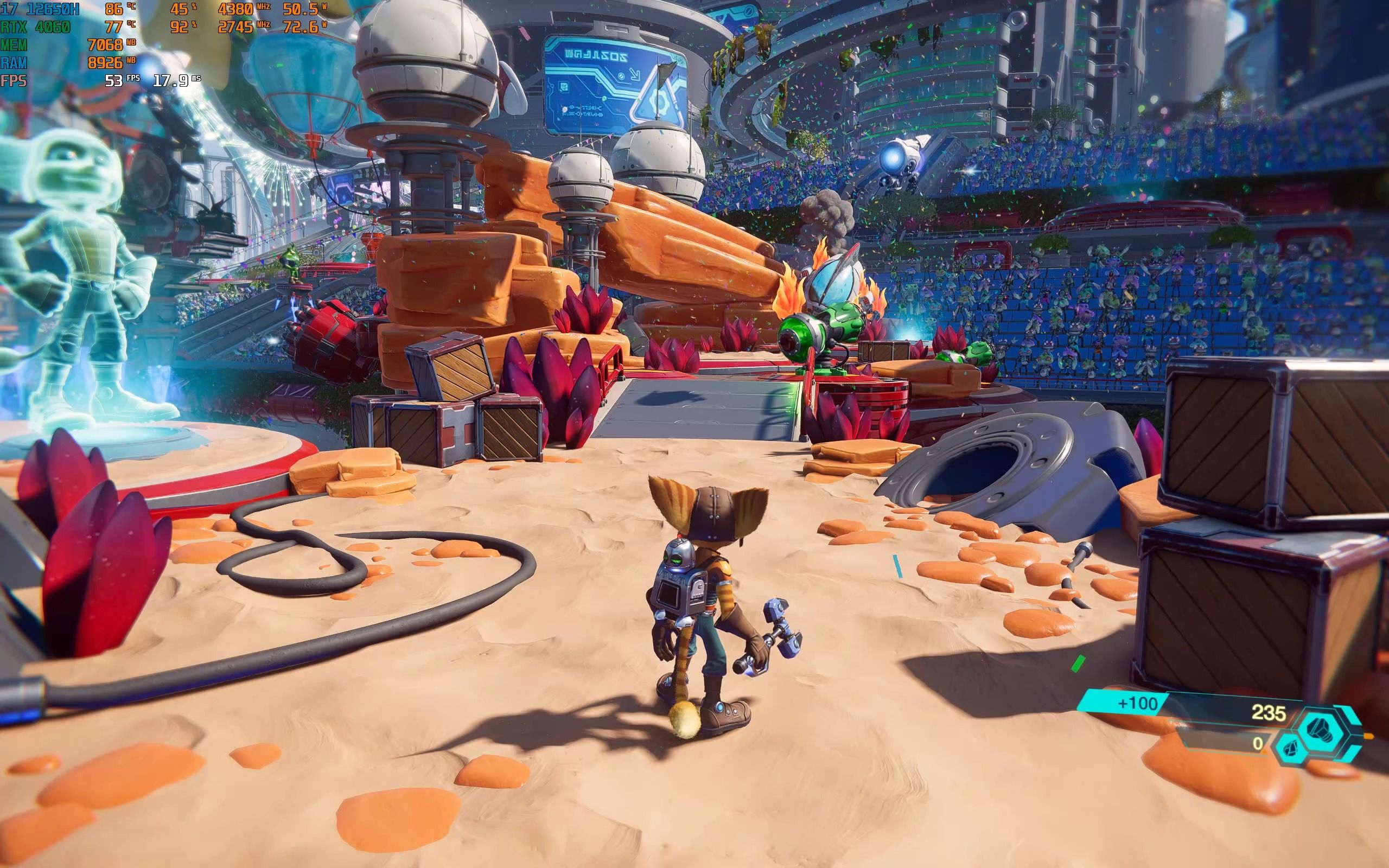 瑞奇与叮当 4060 2k最高画质 dlss3质量 实测表现