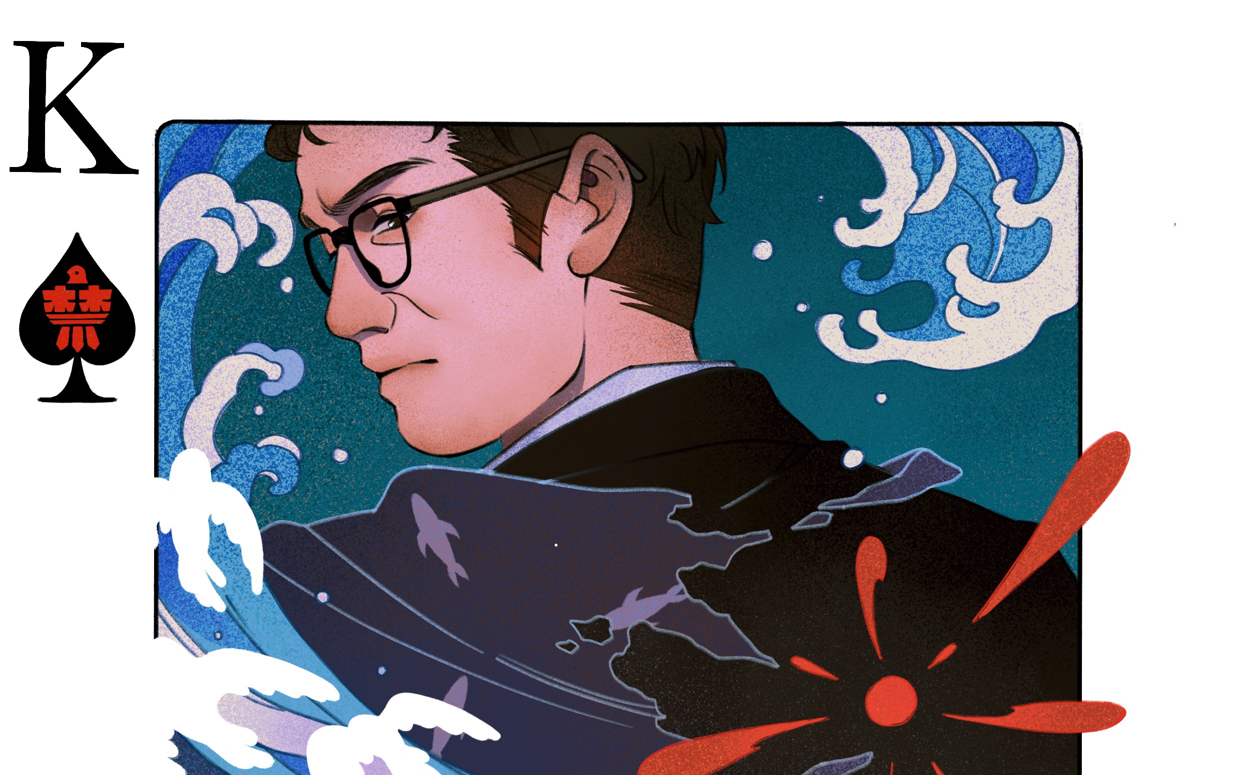 procreate绘画过程破冰行动赵嘉良李维民