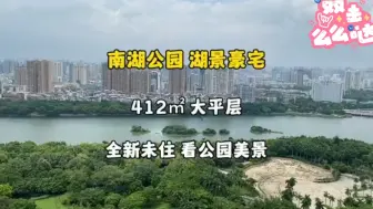 Download Video: 南湖公园一线湖景房，412平的大平层，全新装修未入住，无遮挡看南湖圈层品质，人见人爱，花见花开！