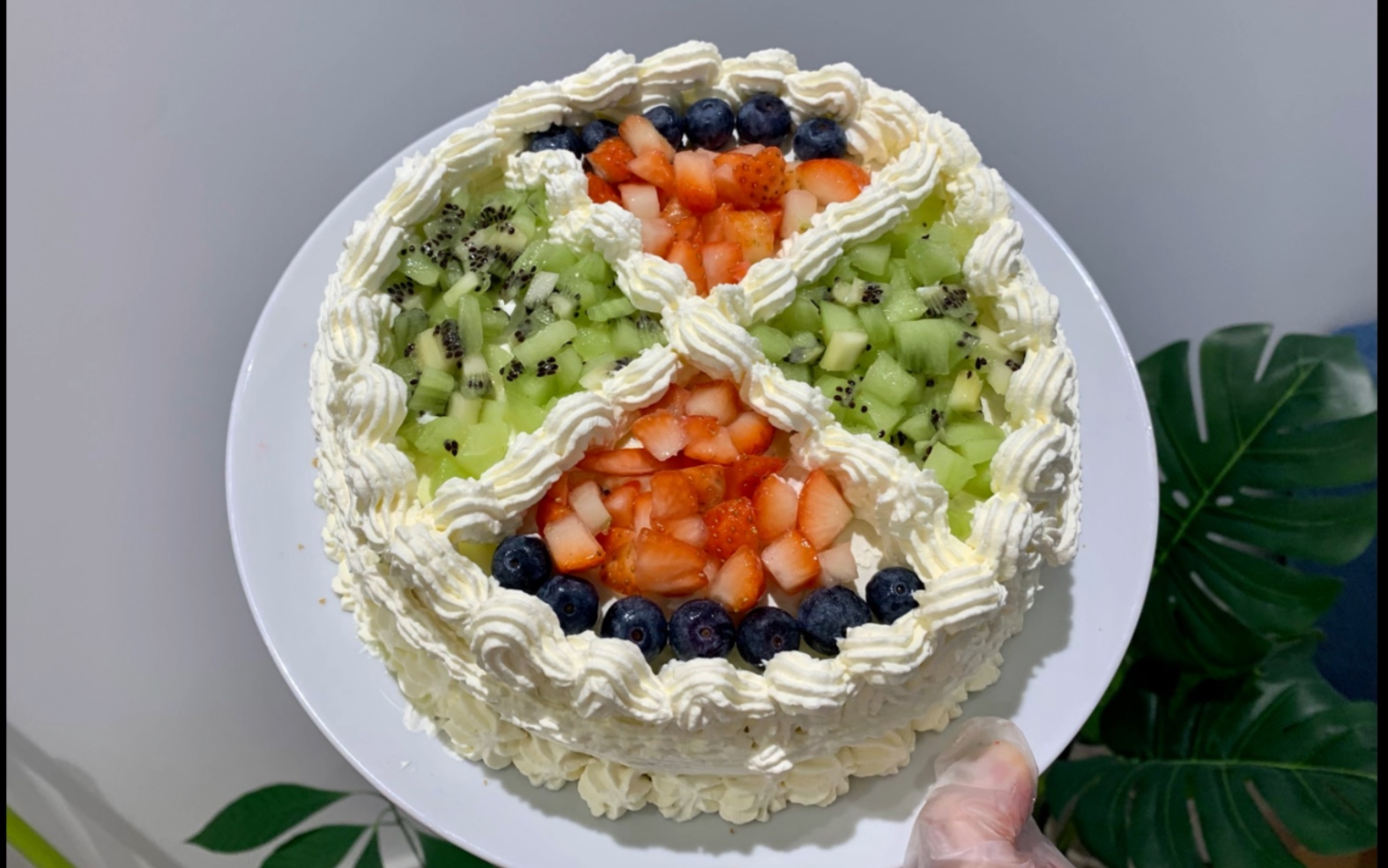 香兰叶水果蛋糕