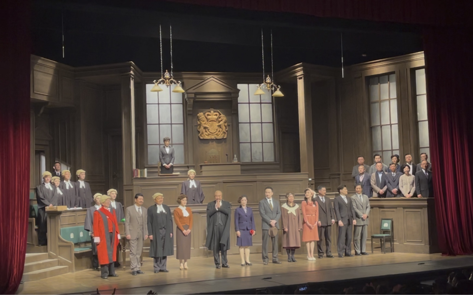 话剧原告证人谢幕 2022年3月5日